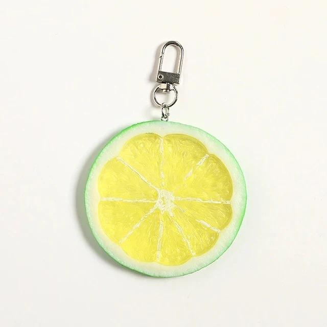 New Fashion Fruit Transparent Pearl Colored Lemon Earrings Y2k Women's Creative Jewelry