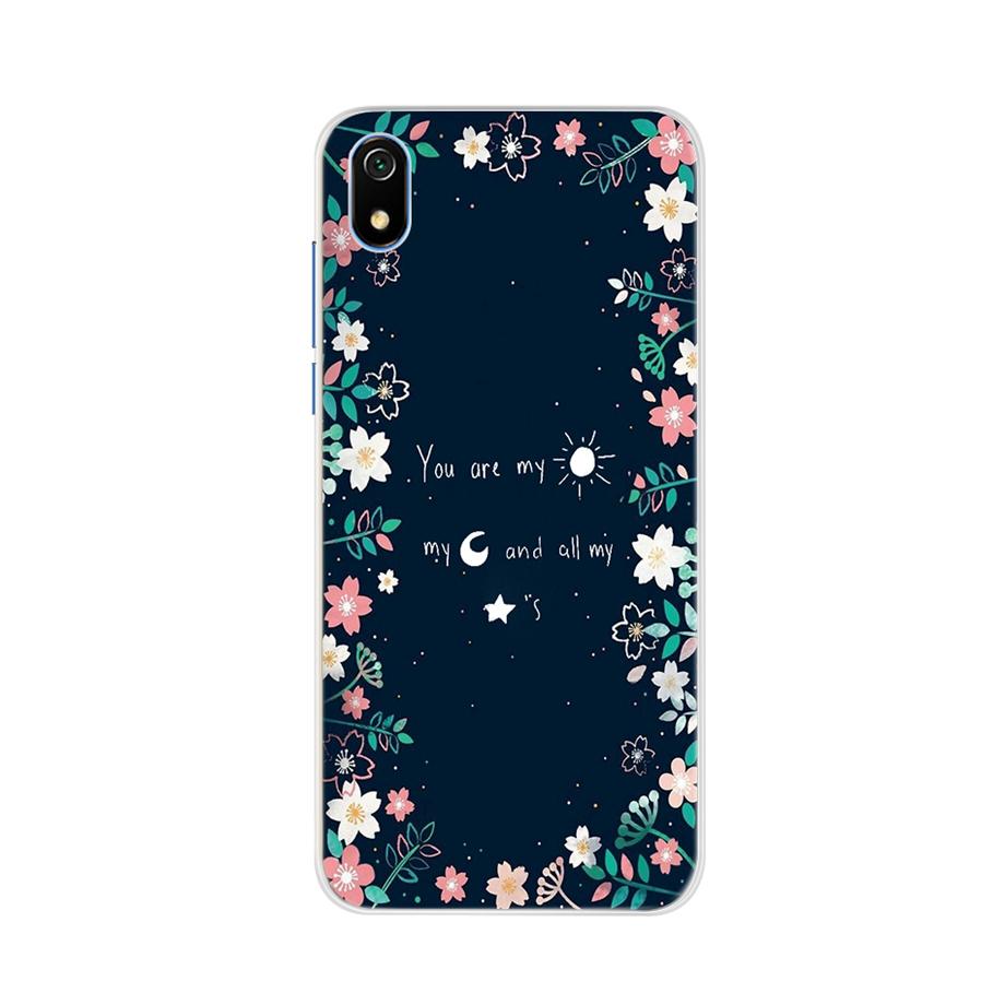 For Xiaomi Redmi 7A Case Silicone soft TPU Phone cases for Xiaomi Redmi 7A Case 5.45'' Back Cover On Redmi 7 A Redmi7A A7 Fundas