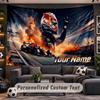Arazzo da Parete Nome Personalizzato Modello Max Verstappen Tessuto Stampato Personalizzato Decorazione Murale