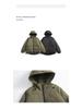 Women's Thickened Fleece-Lined Cotton Jacket, Japanese Academy Style, Unisex Warm Hooded Winter Coat