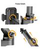 2-in-1 Multi-functional Car Cup Phone & Drink Holder Stand