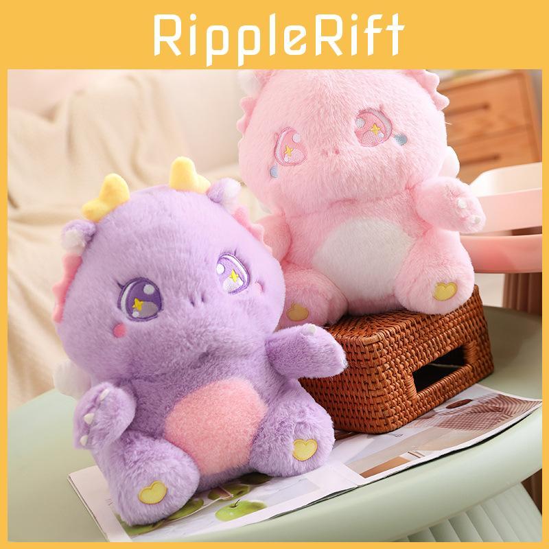 Plush Dinosaurs Macaron Toy Cartoon Stuffed Doll Kids Gift Bedroom Decoration