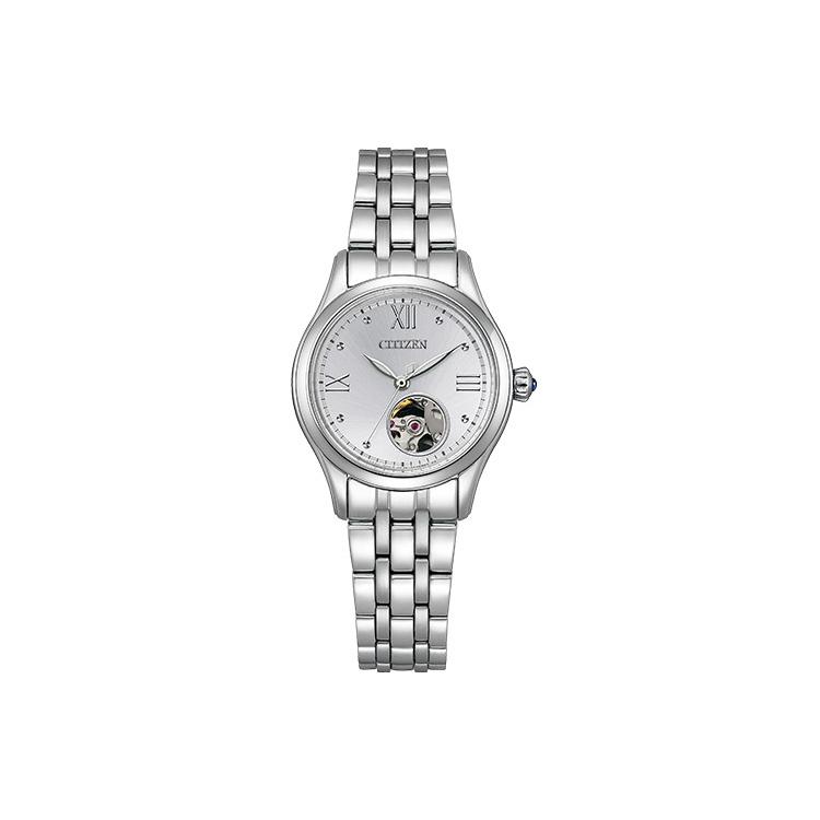 CITIZEN Mechanical Movement Stainless Steel Strap Watch Women s Watch White Dial PR1040-88A White