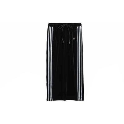 Originals X Angel Chen Kolaboracja Casualowa Sportowa Spódnica z Paskiem Bocznym Kobiety Spódnice Czarna GM8746