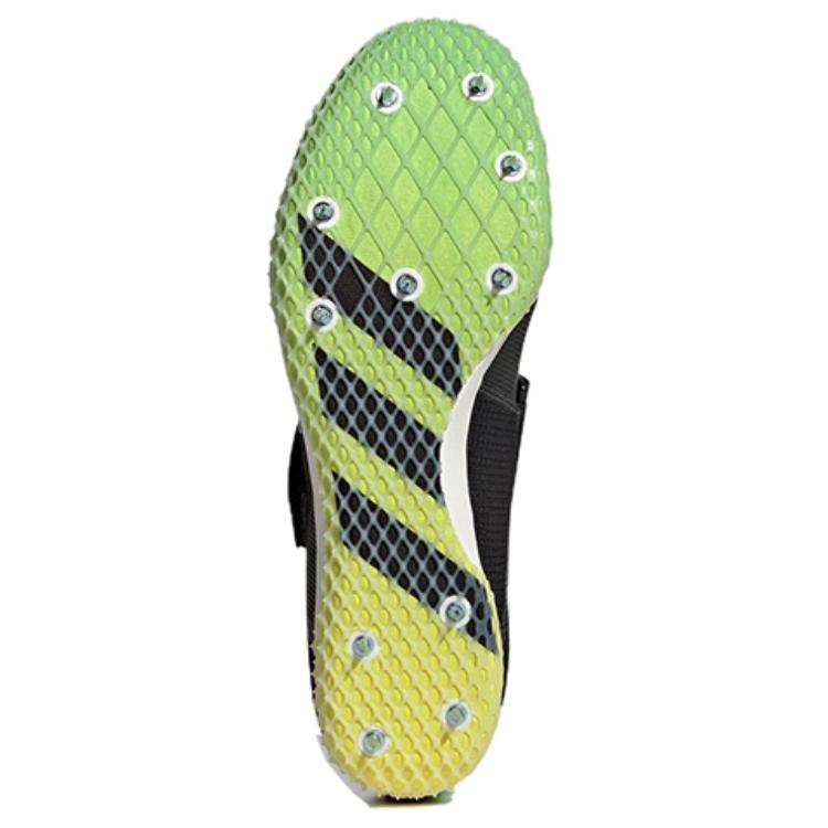 New Adidas Adizero High Jump 'Black Solar Green' GY8397