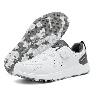 Professional Golf Shoes Leather Sneakers for Men Women Big Size Outdoor Walking Flat Soft Comfort Fashion Walking Trainer