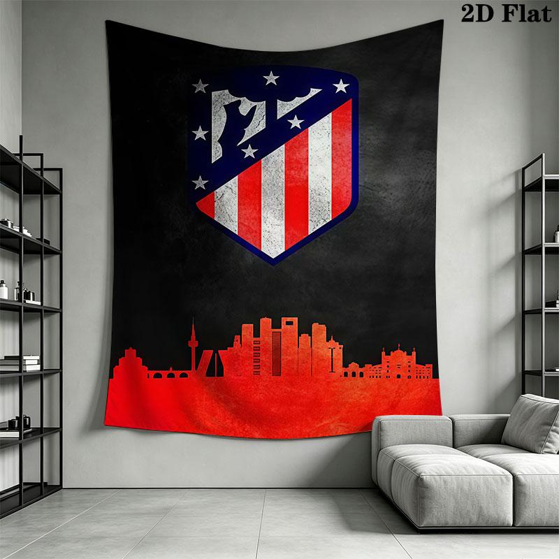 Atleti H Wall Hanging Printed Fabric Blanket Decorative Tapestries for Bedroom Living Room Home Decor