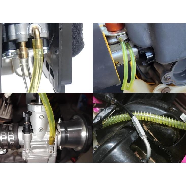 2 - 20M Yellow Fuel Gas Hose ID 2mm 2.5mm 3mm 4mm 5mm 6mm 7mm TPU Petrol Pipe for Motorcycle Car Oil Resistant Flexible Tubing