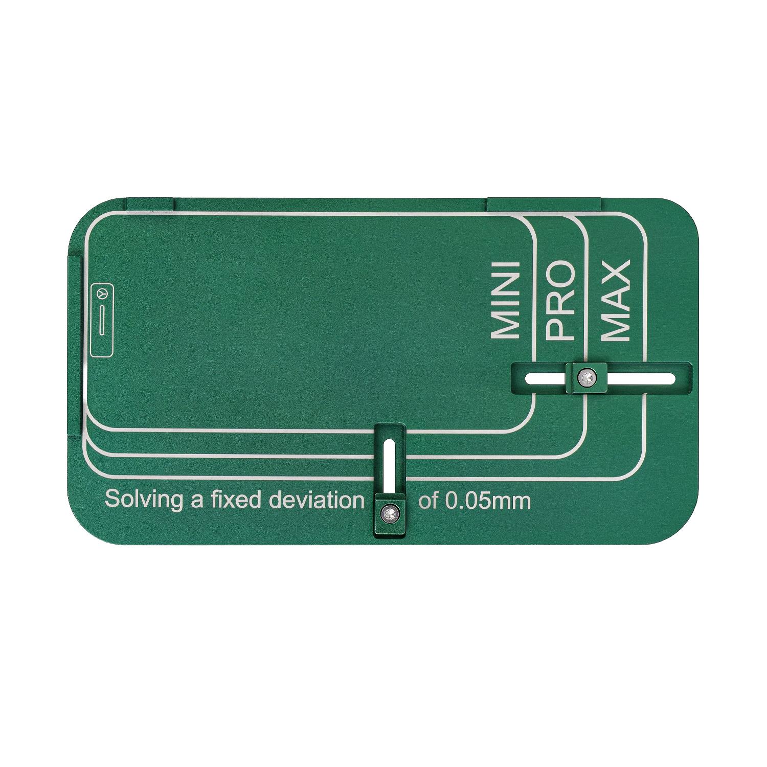 MY Universal Mold with Frame Alignment for iPhone 12-17 Series 0.5mm Cover Plate Alignment Mold