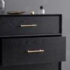 Vertical Fluting Solid Brass Handles Solid Brass Drawer Pulls Furniture Handles  Wardrobe