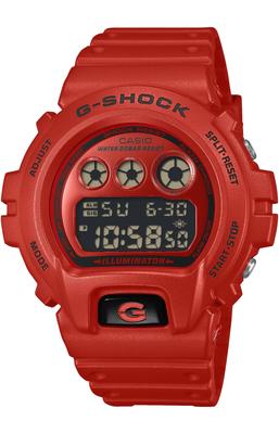 Casio Uhr Hergestellt aus umweltfreundlichen Materialien G-Shock DW-6900RRB-4JF Herren Rot,