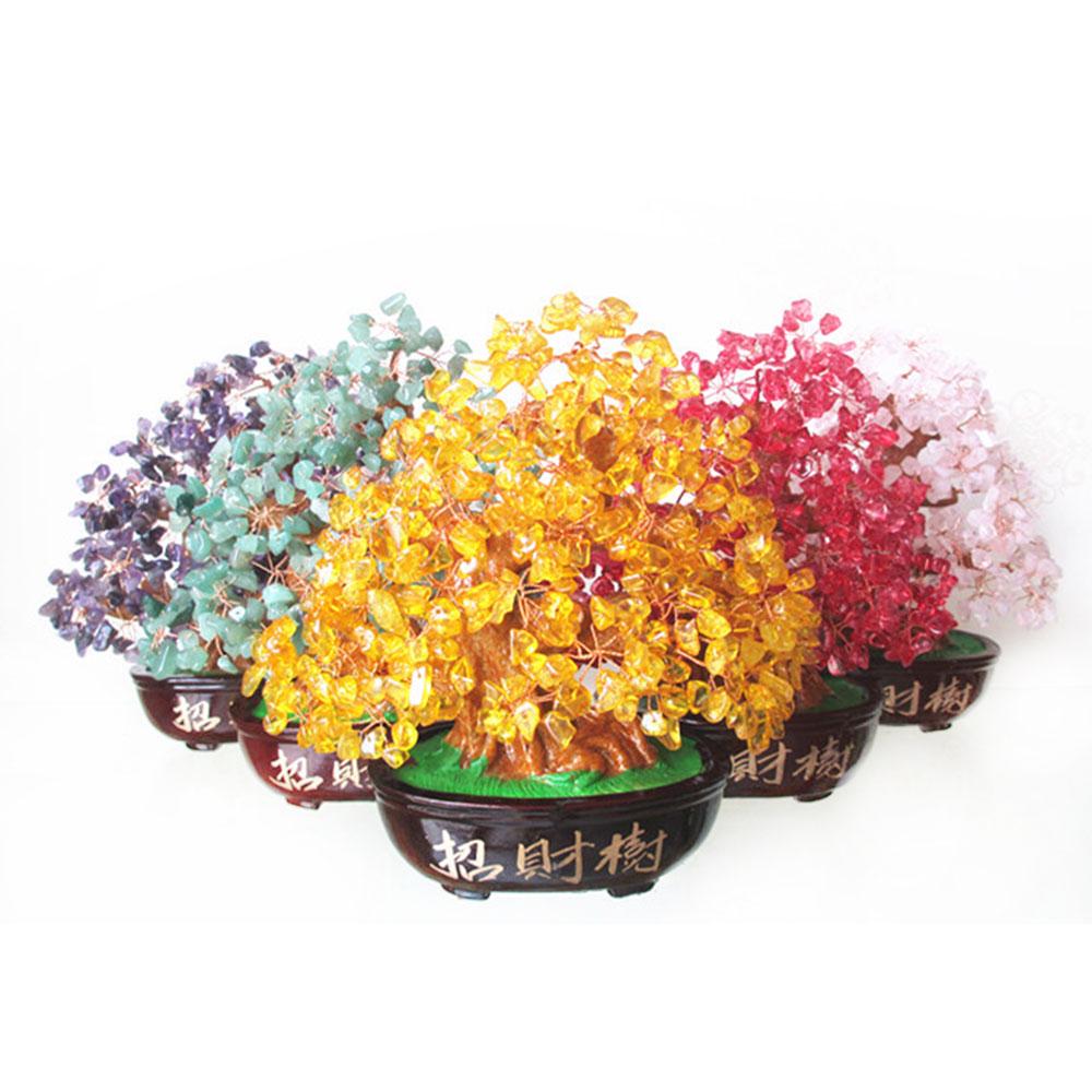 Decorative Tree Beautiful Bonsai Money Tree Decoration Ornament for Wealth and Luck for Home