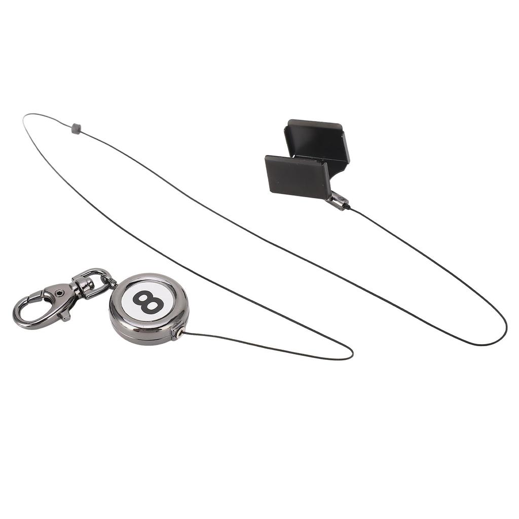 Billiard Chalk Holder Black Automatic Telescoping 48cm Portable Pool Cue Chalk Case for Billiard