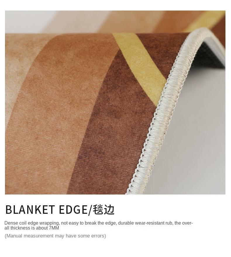 Modern Abstraction Living Room Decoration Carpet Nordic Style Rugs for Bedroom Non-slip Large Area Mat Home Washable Lounge Rug