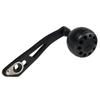 Baitcasting Reel Handle 32mm/1.26in Ergonomic Metal Fishing Reel Handle for Baitcasting DSH019 Matte Black