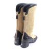 Pristine CHANEL Knee-high boots beige Suede leather Women 38 25A G46591 Used