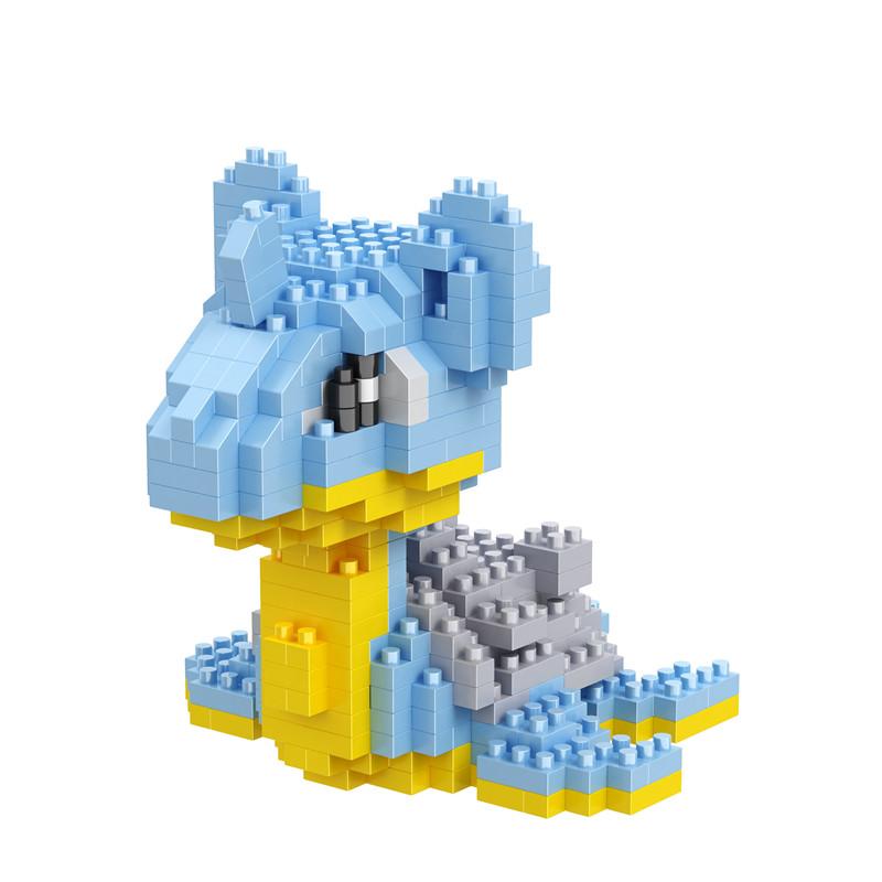 Pokmon New Small Particle Building Blocks Pikachu Small Animal Model Educational Game Puzzle Children'S Teaching Toy