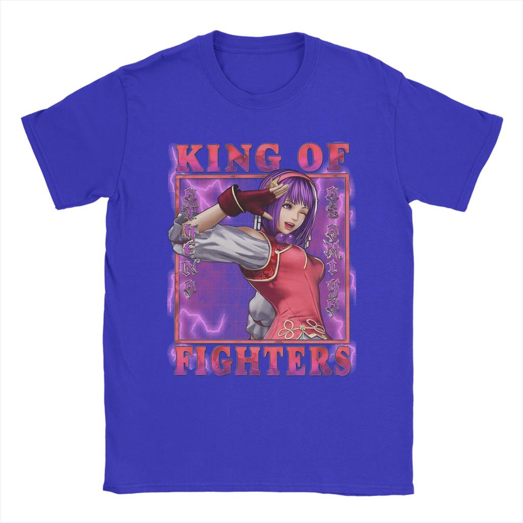King of Fighters XV Eternal Psychic Idol Athena Asamiya T Shirt Summer Hippie T Shirts Unisex Clothing Short Sleeve Y2K Funny Tops