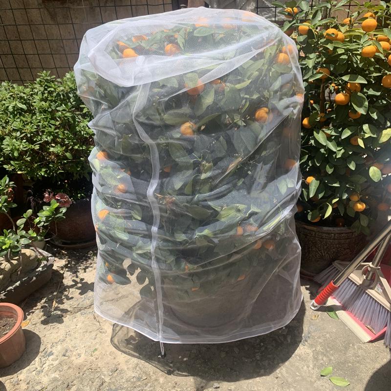 Drawstring Insect Protection Net Bag for Trees, Flowers & Fruit - Bird & Insect Barrier Cover