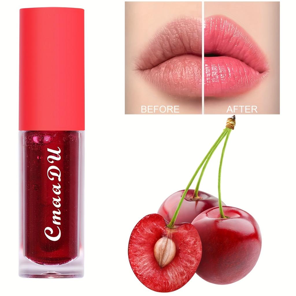 Fruity Color Changing Lip Glaze, Moisturizing Lipstick Lip, Long Lasting Waterproof Lip Balm For Women Makeup Valentine's Day Gifts