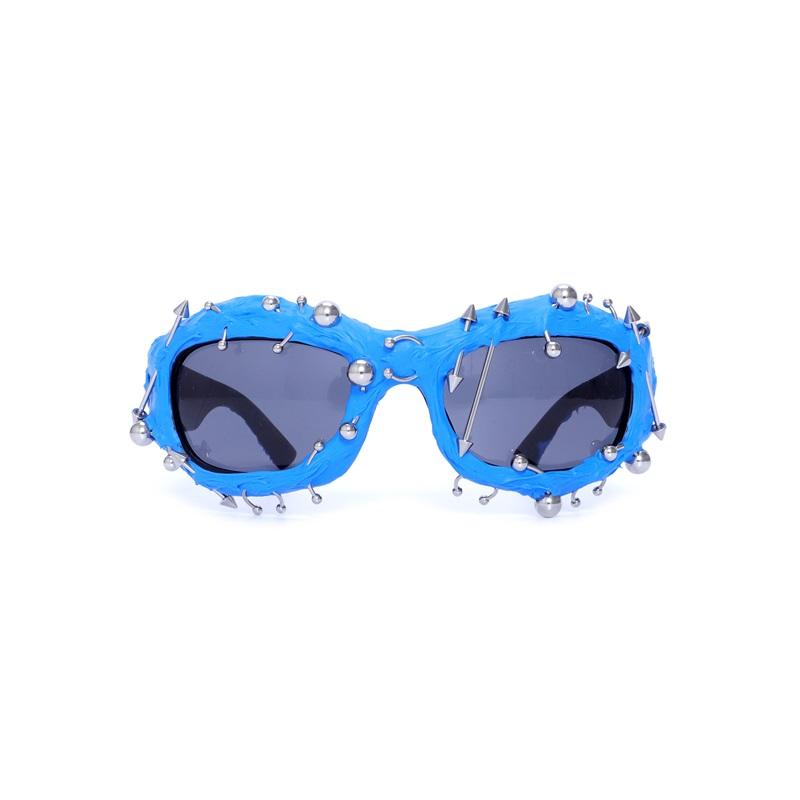 Trendy Fashionable Punk Vinyl Glasses For Men And Women Unique Style Retro Black Eyewear Stylish Glasses For Daily Wear And Special Occasions