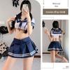 Sexy Lingerie Student Outfit: Pure Desire JK Uniform with Temptation Pleated Mini Skirt Set