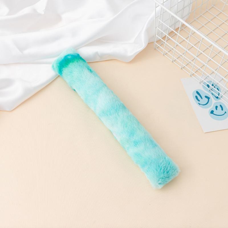 Cyan Plush Catnip Cat Kick Toy, Soft Furry Kitten Biting Chew Toy, Interactive Pet Play Toy for Cats Kitten Gift синий