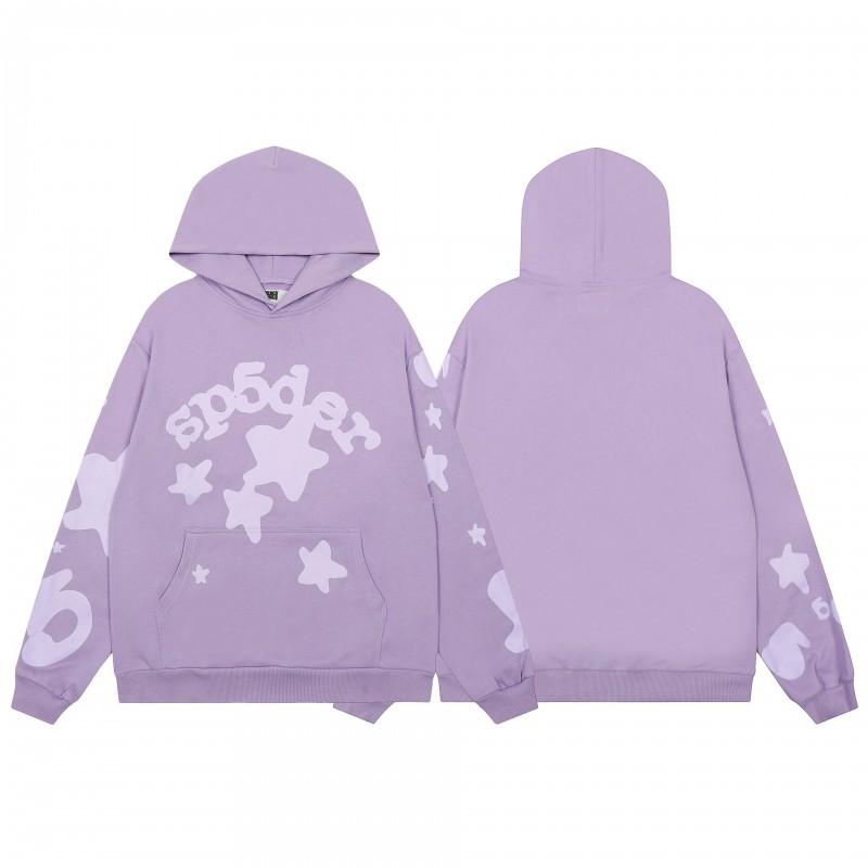 Mens Spider Web Graphic Hoodie High Street Loose Fit Long Sleeve Pullover Teens