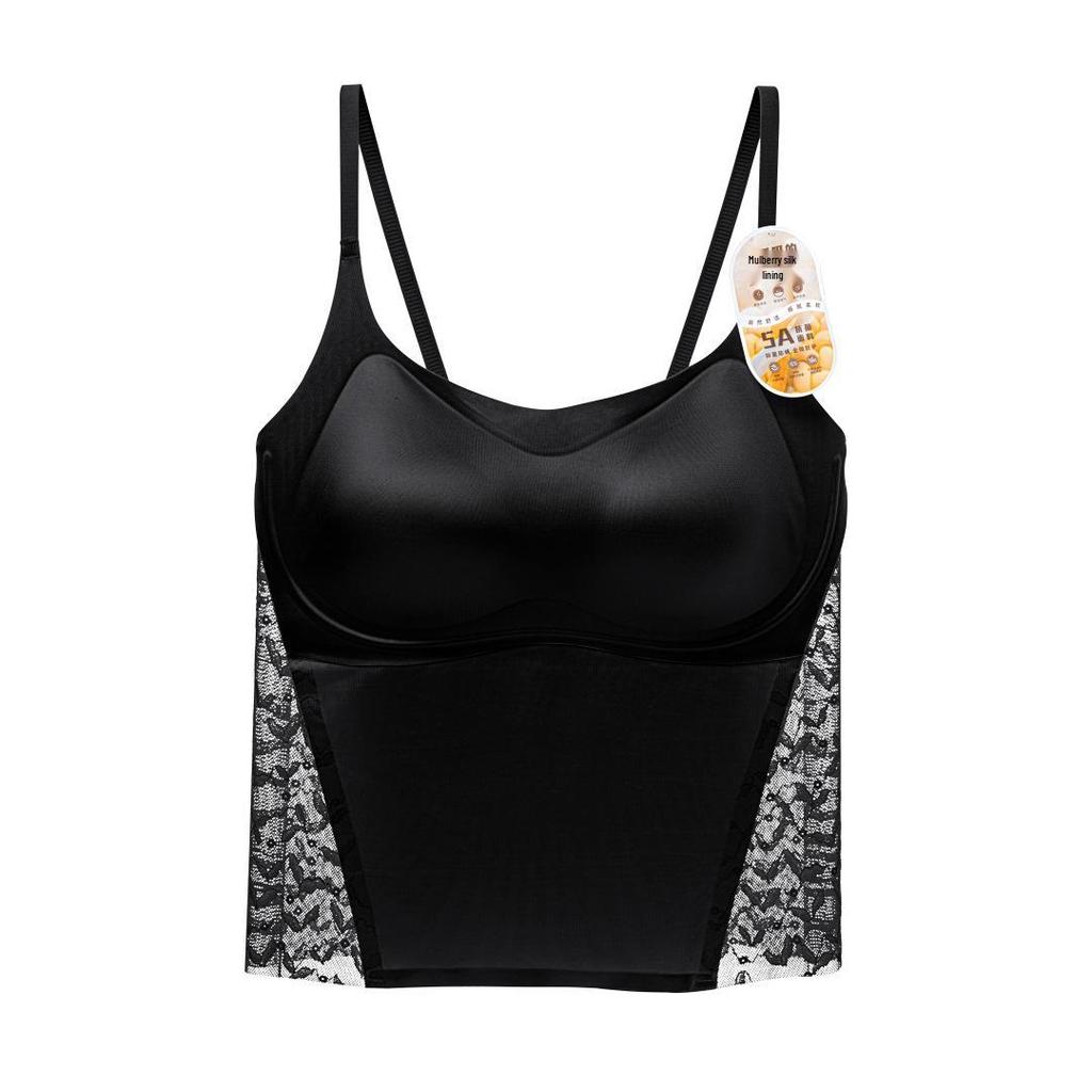 Silk Lace No-Bra Camisole: Jelly Soft, Sexy Supportive Undergarment
