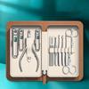 Multifunctional 11PCS Anti-Splash Stainless Steel Nail Clipper Set German Style Manicure Kit for Ingrown Toenails Dead Skin for Home Use Easy To Clean