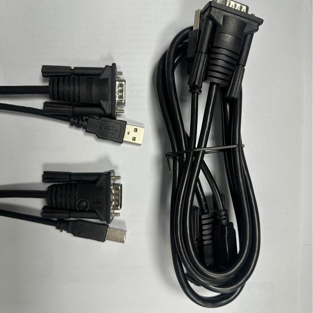 2-ports USB VGA KVM-switch: 2-i-1-ud Multi-Port Switcher til Computere