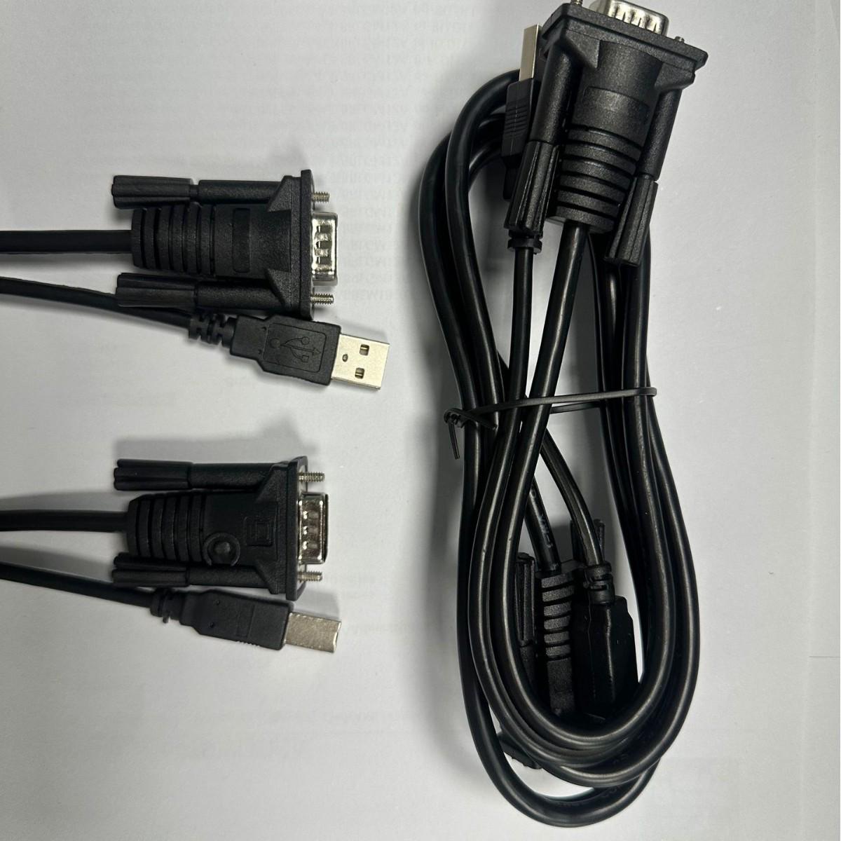 2-Port USB VGA KVM Switch: 2-In 1-Out Multi-Port Switcher for Computers USB/VGA