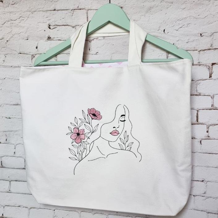 Nákupní taška shopper Dáma LB789 NeedleWoman   Bílá (39681007)