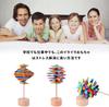 Fibonacci Tree with Base, Wooden Spinning Spiral, Lollipop, Spinning Wand, Stress Relief Toy, Jigsaw Puzzle, Stress Relief, Educational Art Tree,