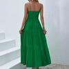 Women's Summer Fashion Strapless Pleated Dress Sexy Dress