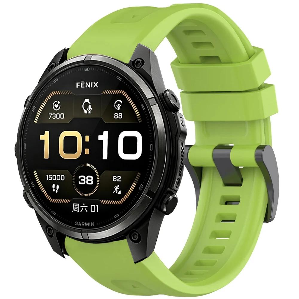Quick Fit 26mm 22mm 20mm Silicone Band for Garmin Garmin Fenix 9 9 Pro 51mm 47mm 43mm Bracelet Garmin Instinct 3 50mm 45mm Strap