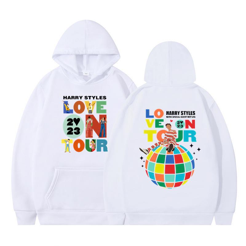 New HARRY STYLES Men's and Women's Peripheral Casual Loose Hooded Sweater