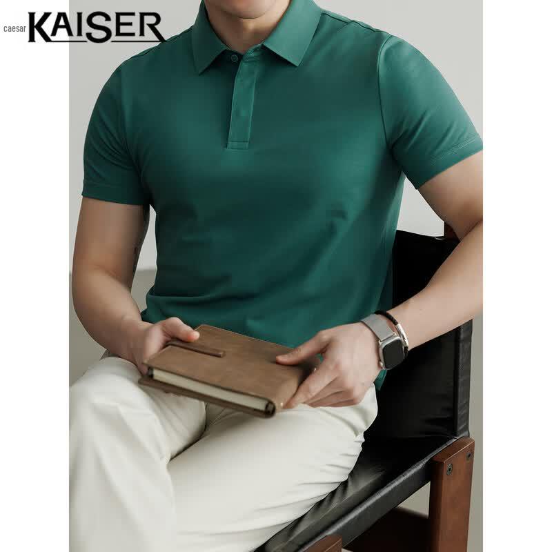 Kaiser Men's Long-Staple Cotton Polo Shirt