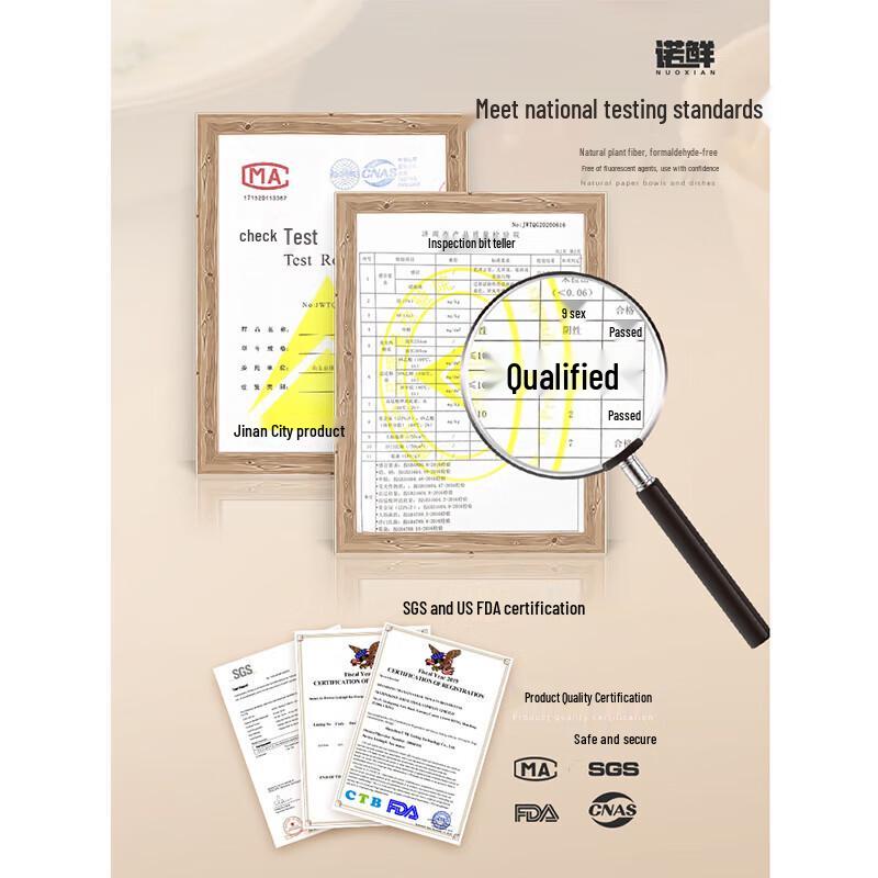 Disposable Sugarcane Pulp Paper Bowls