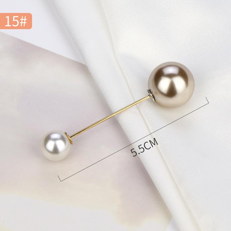 Pearl Anti-Exposure Brooch: Women's Waist-Cinching Pin & Clothing Decoration