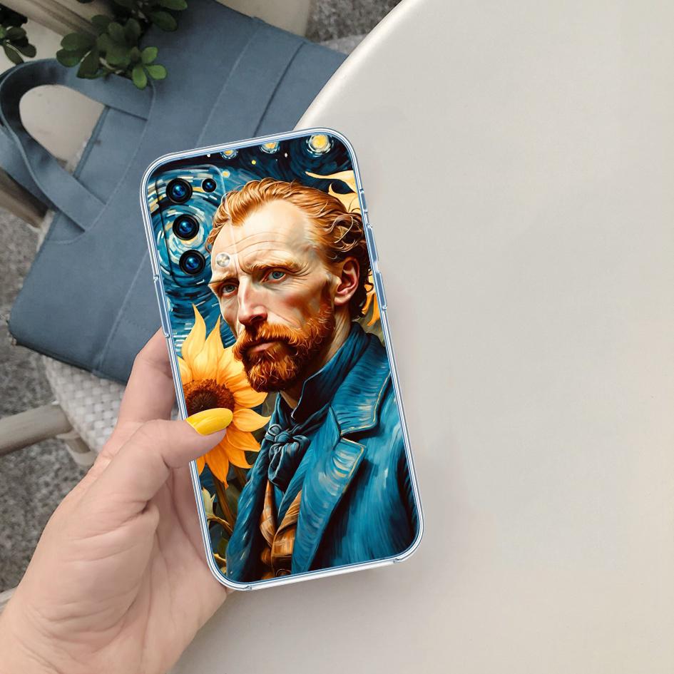 Starry Night Van Gogh Painting Case for Motorola G10 G20 G30 G31 G32 G34 G35 G41 G42 G50 G51 G52 G55 G60 G60S G62 G71 G72 G75