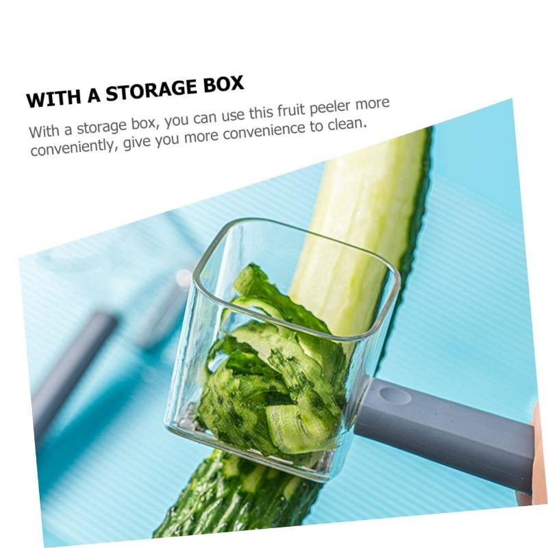 Kitchen Small Tool Stainless Steel Single Head Peeler Vegetable and Fruit Long Handle Creative Peeler