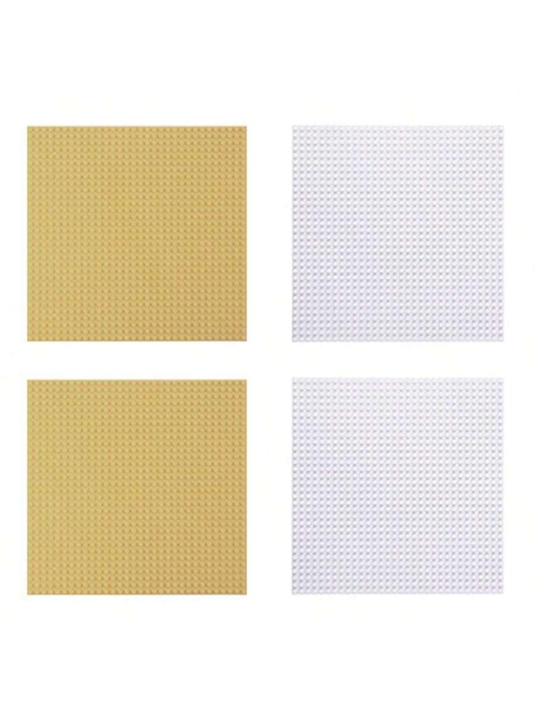 4 Pezzi Piastre Base 32x32 Punti Classiche Piastre Base Blocchi Mattoncini da Costruzione in Plastica Assemblaggio Compatibile Marca MOC Friends City