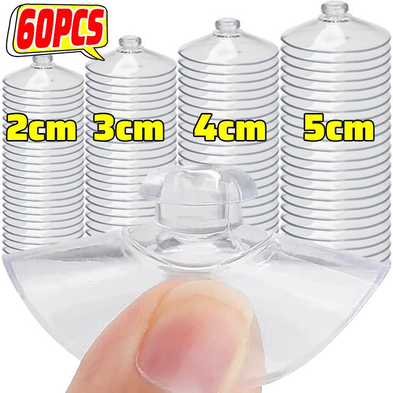 Transparent Mushroom Head Suckers Hanging Hooks for Window Wall Strong Vacuum Sucker Towel Hanger Glass Suction Cup Wholesale