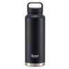 Skater Water Bottle 1200ml Insulated Stainless Steel Mug Large Capacity Handle Wide Mouth Sports Black STSC12-A