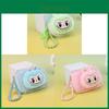 Plush Animal Keychain Coin Purse With Cartoon Design For Kids And Teens