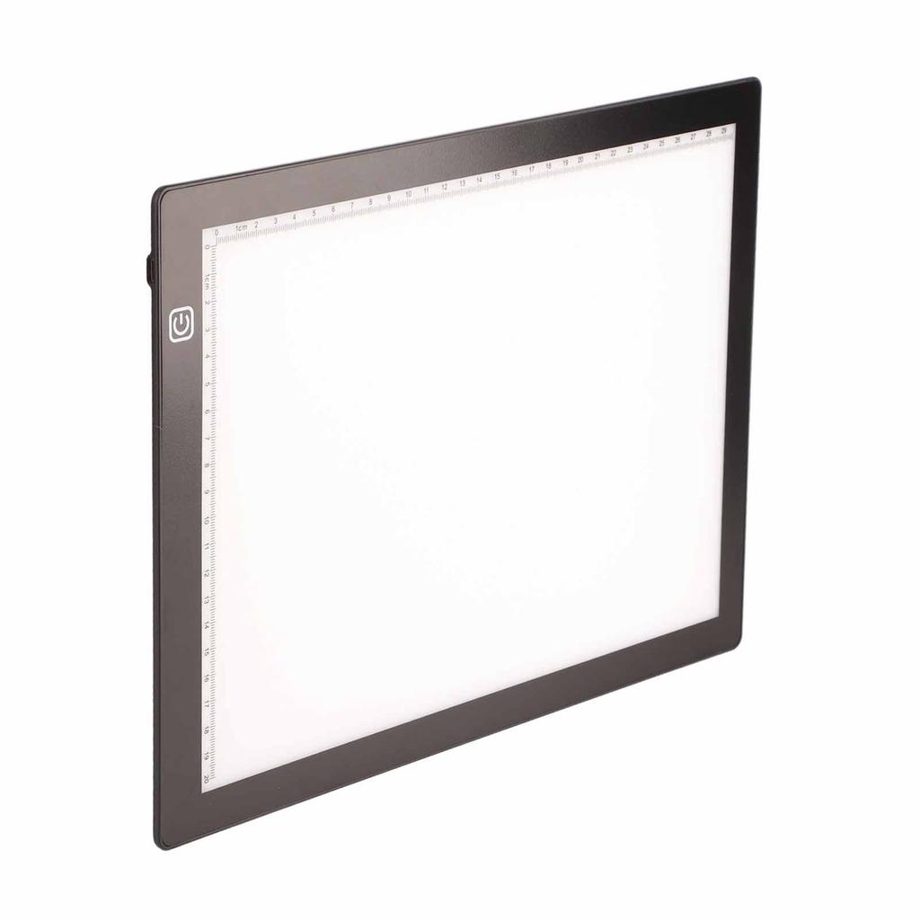 Copy Board A4 LED Light Transparent Animation Art Portable Drawing Tool A4‑J02 Hemming