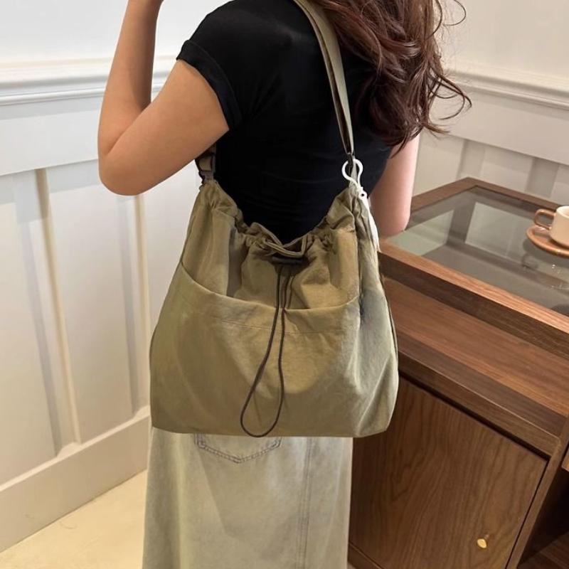 Large Capacity Tote Bag for Women Casual Versatile Shoulder Crossbody Bag Office Worker Commuter Canvas Bag