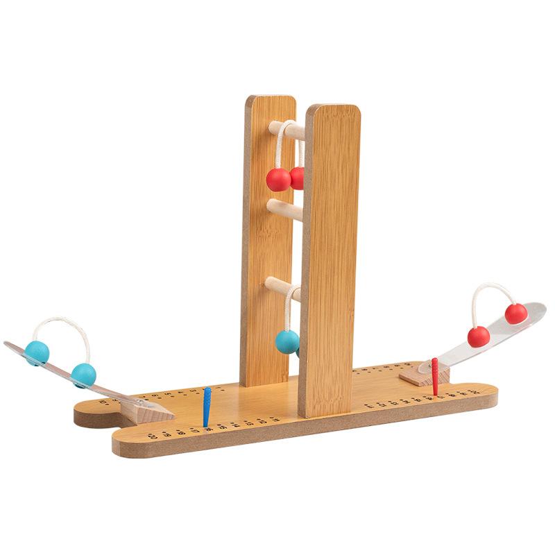 Non-Toxic Mini Wooden Golf Stair Game Interactive Dual Player Enlightenment Toy For Children Friends And Family Battle Educational Toy