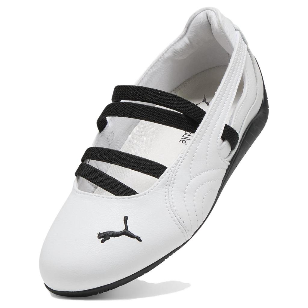 Puma Speedcat Ballet Deri Beyaz Siyah Kadın Spor Ayakkabı 403587-01